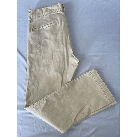 Vissla 'Port' Slim Fit Stretch Poly-Cotton Chino Pants. Beige, Men's 32X29. GUC! - Picture 2 of 9